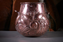 Load image into Gallery viewer, A copper two handled Arts and Crafts vase. In the style of John Pearson. English circa 1910