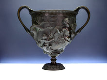 Load image into Gallery viewer, A Large Grand Tour Bronze Kantharos Cup, after the Pompeian 1st century A.D. original, circa 1840