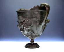 Load image into Gallery viewer, A Large Grand Tour Bronze Kantharos Cup, after the Pompeian 1st century A.D. original, circa 1840