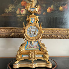 Load image into Gallery viewer, An impressive 19th century French gilt metal clock Circa 1860
