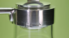 Load image into Gallery viewer, Edwardian sterling silver mounted Claret Jug in the manner of Dr Christopher Dresser