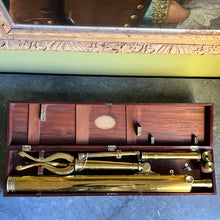Load image into Gallery viewer, A fine late 18th-Century English lacquered-brass 2½ inch table telescope Ramsden, London