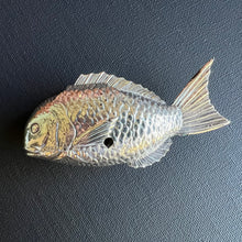 Load image into Gallery viewer, A vintage Japanese sterling silver Koi fish salt and pepper. 20th century