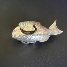 Load image into Gallery viewer, A vintage Japanese sterling silver Koi fish salt and pepper. 20th century