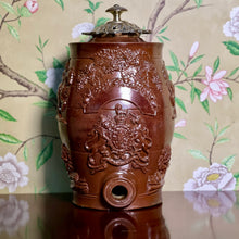 Load image into Gallery viewer, A 19th century English salt glazed stoneware spirit barrel. Circa 1880