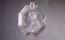Load image into Gallery viewer, A rock Crystal Devotional Pendant carved in portrait relief possibly of Charles Borromeo (1538-1584) 17th/18th century Italian