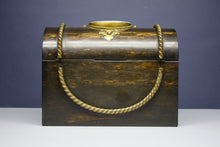 Load image into Gallery viewer, Coromandel Wood Domed Top Stationery Box by Betjamann & Sons. English circa 1870