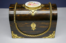 Load image into Gallery viewer, Coromandel Wood Domed Top Stationery Box by Betjamann & Sons. English circa 1870