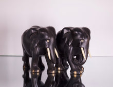 Load image into Gallery viewer, A Pair of Ebony Asian Elephants