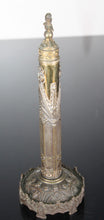 Load image into Gallery viewer, A Victorian Day's Patent gilt and lacquered brass Chimney ornament/face screen. English circa 1840