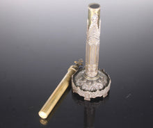 Load image into Gallery viewer, A Victorian Day's Patent gilt and lacquered brass Chimney ornament/face screen. English circa 1840
