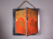 Load image into Gallery viewer, A late 19th century Patent Folding Mirror attributed to Peter Wiederer, New York City USA 1880-1905.