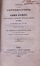Load image into Gallery viewer, Medwin's Conversations of Lord Bryon. Vols I & II. Published 1824