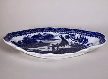 Load image into Gallery viewer, A rare 18th century Caughley blue and white dish, circa 1775-80