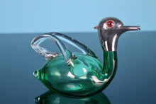 Load image into Gallery viewer, Saunders & Shepard sterling silver mounted 'Duck' decanter