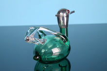 Load image into Gallery viewer, Saunders & Shepard sterling silver mounted 'Duck' decanter