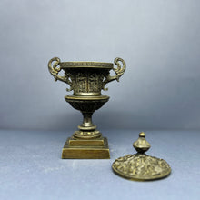 Load image into Gallery viewer, An English Regency grand tour patinated bronze pastille burner. circa 1820
