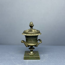Load image into Gallery viewer, An English Regency grand tour patinated bronze pastille burner. circa 1820

