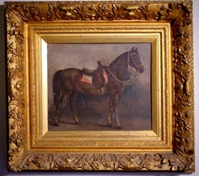 Load image into Gallery viewer, Willem Carel Nakken Dutch (1835-1926) A Saddled Horse  Circa 1880
