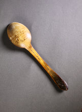 Load image into Gallery viewer, 18th Century Folk Art horn Spoon. South Tyrol, Italy Circa 1770
