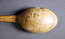 Load image into Gallery viewer, 18th Century Folk Art horn Spoon. South Tyrol, Italy Circa 1770
