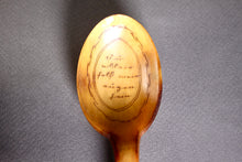 Load image into Gallery viewer, 18th Century Folk Art horn Spoon. South Tyrol, Italy Circa 1770
