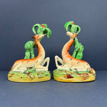 Load image into Gallery viewer, A rare pair of late 19th century Staffordshire figures by William Kent , English circa 1880
