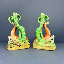 Load image into Gallery viewer, A rare pair of late 19th century Staffordshire figures by William Kent , English circa 1880
