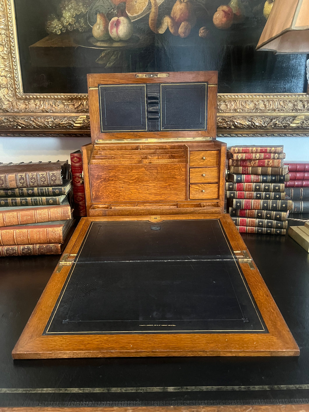 Compendium Desk A wonderful quality English Oak desk compendium. Circa 1860 – Hamish ...