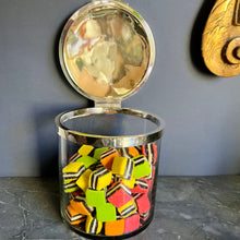 Load image into Gallery viewer, A large Victorian glass and sterling silver sweet jar. London 1897
