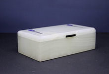 Load image into Gallery viewer, An Art Deco Onyx Table Box made by Henry Griffith &amp; Sons England for Hardy Brothers Australia.
