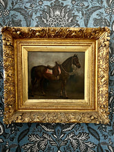 Load image into Gallery viewer, Willem Carel Nakken Dutch (1835-1926) A Saddled Horse  Circa 1880
