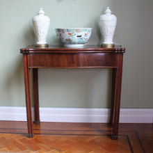 Load image into Gallery viewer, A George III mahogany serpentine card table. English Circa 1770
