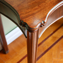 Load image into Gallery viewer, A George III mahogany serpentine card table. English Circa 1770
