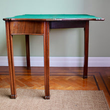 Load image into Gallery viewer, A George III mahogany serpentine card table. English Circa 1770
