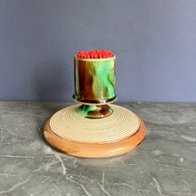 Load image into Gallery viewer, A late 19th century Wedgwood majolica match striker. Circa 1880
