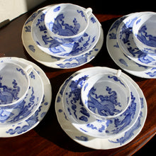 Load image into Gallery viewer, A Coalport blue dragon part tea set. Circa 1891-1919
