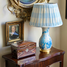 Load image into Gallery viewer, A Vaughan decalcomania glass lamp base. Vintage
