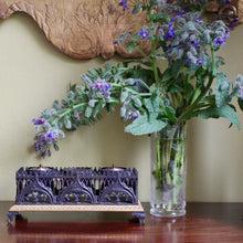 Load image into Gallery viewer, A French Empire period bronze and gilt bronze Gothic revival style inkstand. Circa 1810

