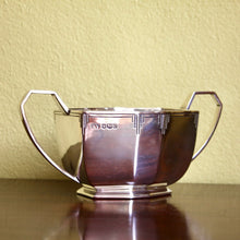 Load image into Gallery viewer, An Elizabeth II Art Deco style sterling silver four piece tea service.
