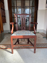 Load image into Gallery viewer, A Gothic Chippendale period Mahogany Armchair. English circa 1770
