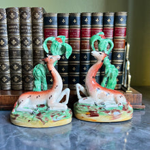 Load image into Gallery viewer, A rare pair of late 19th century Staffordshire figures by William Kent , English circa 1880
