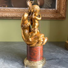 Load image into Gallery viewer, Louis Kley (France 1833-1911) A gilded bronze figure group on stand. 19th century
