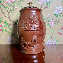 Load image into Gallery viewer, A 19th century English salt glazed stoneware spirit barrel. Circa 1880
