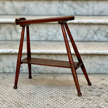 Load image into Gallery viewer, A mid century wooden shoeshine stool. Circa 1950

