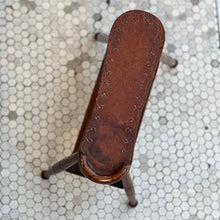 Load image into Gallery viewer, A mid century wooden shoeshine stool. Circa 1950
