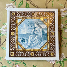 Load image into Gallery viewer, A pair of large Minton Hollins &amp; Company framed tiles. English Circa 1880
