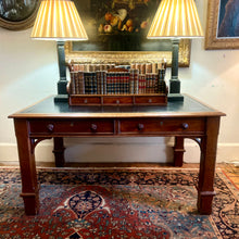 Load image into Gallery viewer, An early 19th century oak Library Table.  In the style of A W N Pugin. English Circa 1840

