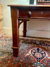 Load image into Gallery viewer, An early 19th century oak Library Table.  In the style of A W N Pugin. English Circa 1840

