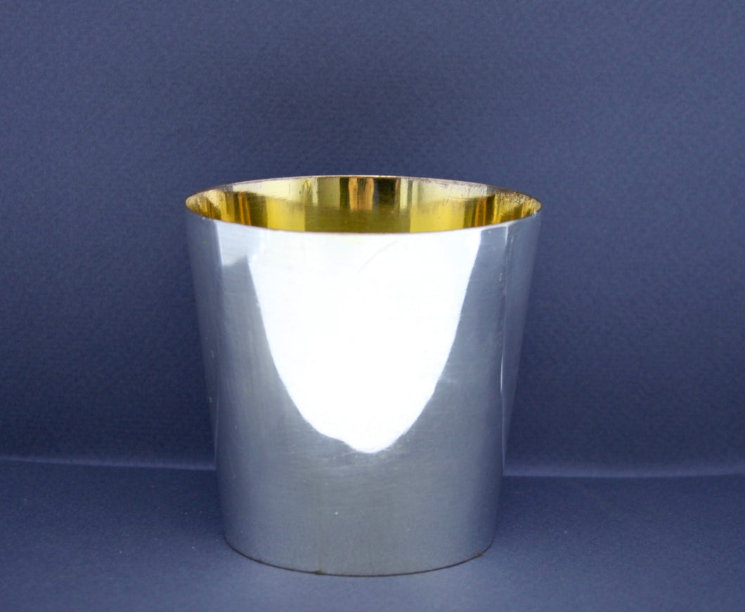 Old Sheffield Plate Beaker by Thomas's 153 New Bond St, London. Circa 1820